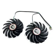 Dual Fan Cooler Placa De Video Msi R9 380, R9 390, R9 390x Led Não Possui Foto mini 1