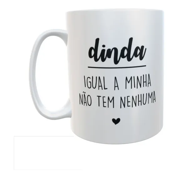 Duas Canecas Dindo E Dinda Padrinhos Kit2 Foto 1