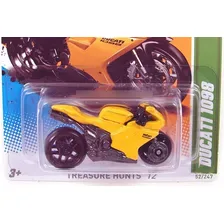 Ducati 1098 Treasure Hunt T Hunt Th 2012 Hot Wheels 1/64 Cor Amarelo Foto mini  2
