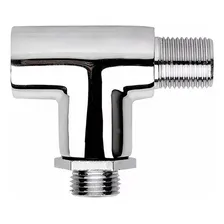 Ducha Chuveiro Articulado Desviador Flexível Gatilho Metal Acabamento Cromado Cor Cromado Foto mini 4