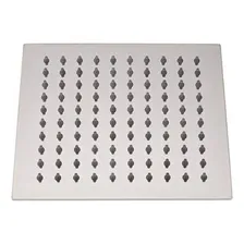 Ducha Chuveiro Quadrado Inox Slim 20cm Braço Redondo 38cm Foto mini  3
