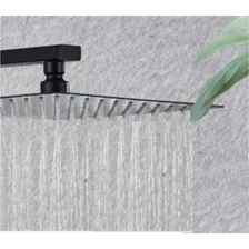 Ducha Chuveiro Slim Quadrado 20x20cm Preto Fosco Black Matte Foto mini 4