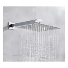 Ducha Cromada Slim Quadrada 20x20cm. Inox - Silver Edition Acabamento Brilhante Cor Prateado Foto mini  2