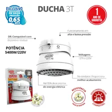 Ducha Durin 3 Temperaturas 5400w/220v Branca Foto mini 4