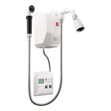 Ducha elétrica inteligente digital KDT 8800w 220v com desviador chuveirinho mangueira silenciosa chuveiro branca Foto  mini 1