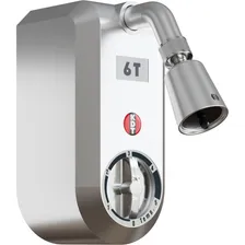 Ducha Elétrica KDT 6T 8800W 220V 6 Temperaturas Silenciosa Chuveiro Prata Foto mini 1