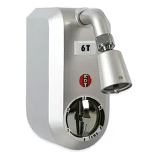 Ducha Elétrica KDT 6T 8800W 220V 6 Temperaturas Silenciosa Chuveiro Prata Foto mini 2