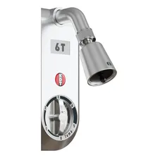 Ducha Elétrica KDT 6T 8800W 220V 6 Temperaturas Silenciosa Chuveiro Prata Foto mini 4