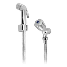 Ducha Higiênica P/ Banheiro Cromado Registro Metal Completo Foto  mini 1