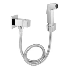 Ducha Higiênica Quadrada Luxo Metal Cromada Completa ¼ Volta Foto mini  2