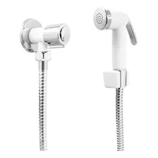 Ducha Higiênica Íntima Cromada Abs Mangueira Metal Inox 1,2m Foto mini 1