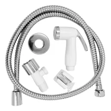 Ducha Higiênica Íntima Cromada Abs Mangueira Metal Inox 1,2m Foto mini 2