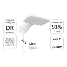 Ducha Hydra Eletrônica Polo Max 220v 7700w Branco Foto mini 4