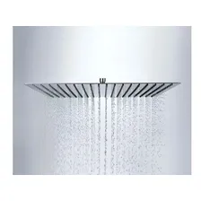Ducha Inox Chuveiro 20x20 Slim Com Braço 40 Cm Gás Ou Solar Foto mini  2