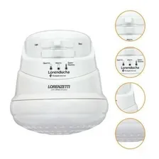 Ducha Lorenducha 6800w 220v Lorenzetti Acabamento Brilhante Cor Branco Foto mini 1