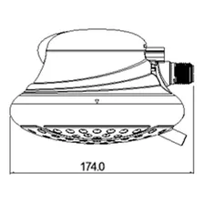 Ducha Lorenzetti 4 Temperaturas Bela Ducha 127v 5500w Acabamento Brilhante Cor Branco Foto mini 4