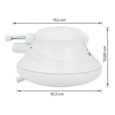 Ducha Lorenzetti 4 Temperaturas Bela Ducha 220v 6800w Acabamento Brilhante Cor Branco Foto mini 4