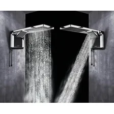 Ducha Lorenzetti Acqua Duo Ultra Cromado Preto 5500w 110v Cor Preto/ Cromado 220v 6800w Foto mini  3