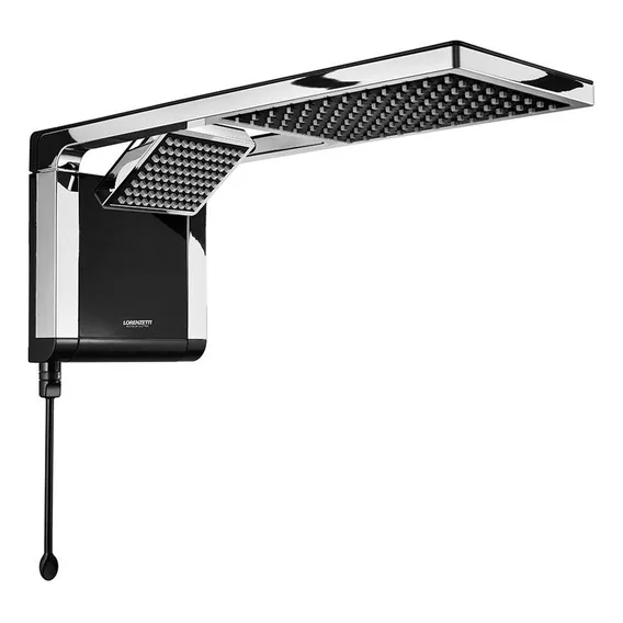 Ducha Lorenzetti Duo Black Cromada 127v 5500w Foto 1