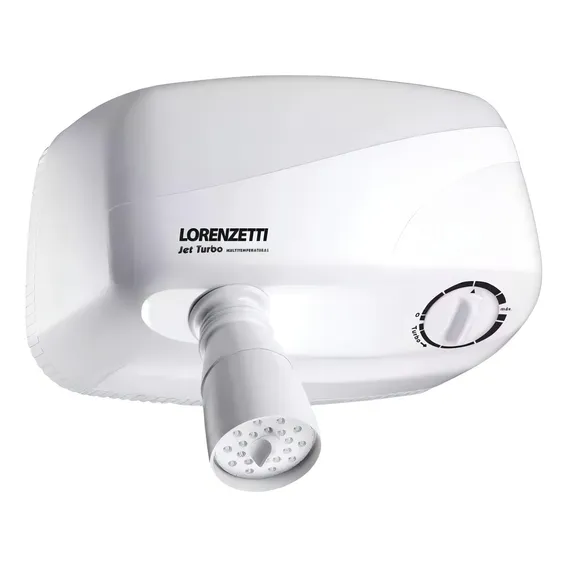 Ducha Lorenzetti Jet Turbo Multitemp Pressurizada 220v 7800w Cor Branco Potência 7800 W Foto 1