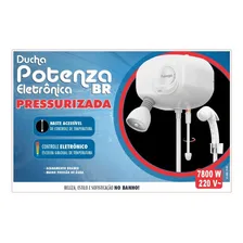 Ducha Potenza Pressurizada Eletrônica 8t Cor Branco Foto mini  2