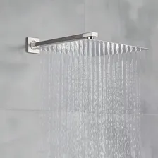 Ducha Quadrada Em Inox Cromado 20x20 - Braço 38 Cm Foto mini 1