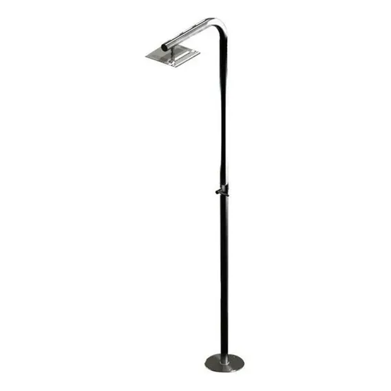 Ducha Sodramar Tubular C/ Chuveiro 25x25cm Aço Inox Acabamento Cromado Cor Prateado Foto 1