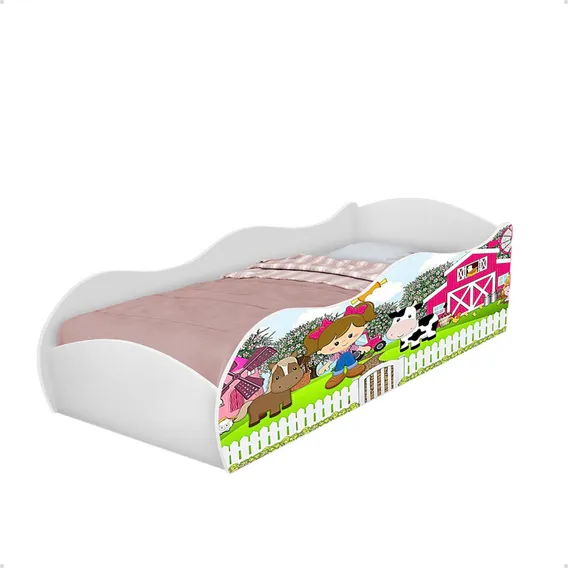 Dullar M贸veis Mini Cama Carro Fazendinha Meninas Foto 1