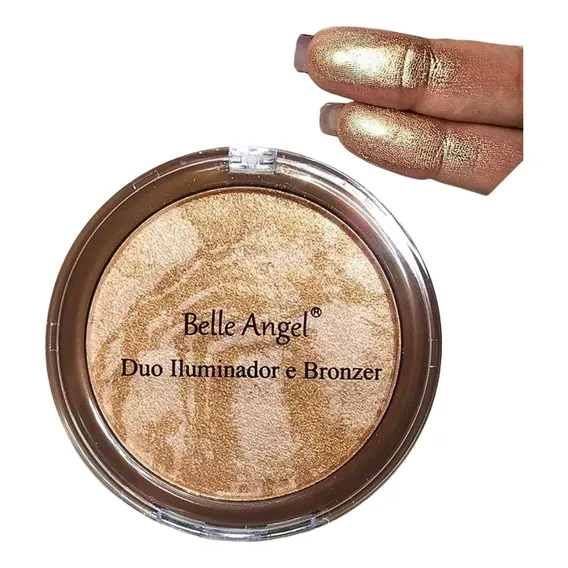 Duo Iluminador E Bronzer Belle Angel B025-u Foto 1