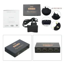 Duplicador Splitter Cabo Hdmi 1x4 Divisor Full Hd 1.4 3d Hub Foto mini 2