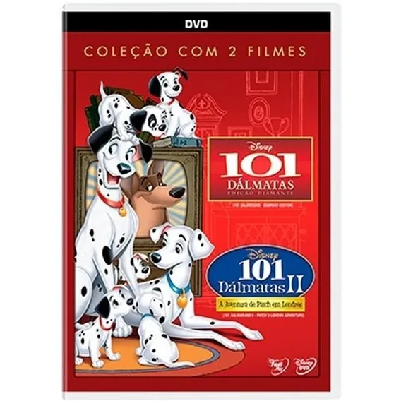 Dvd 101 Dálmatas 1 E 2 Coleção Com 2 Filmes Foto 1