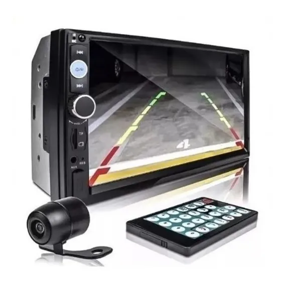 Dvd 2 Din Central MultimĂdia Universal Bt Mp5 Câmera Espelha Foto 1