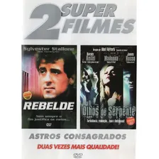 Dvd 2 Super Filmes Rebelde E Olhos De Serpente Foto  mini 1