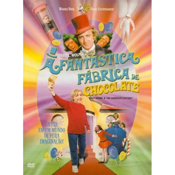 Dvd A Fantástica Fábrica De Chocolate (1971) Gene Wilder Foto 1