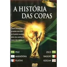 Dvd A História Das Copas - Pelé Maradona Platini Zico Baggio Foto mini 1