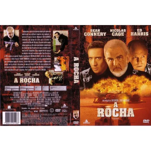 Dvd A Rocha Com Sean Connery E Nicolas Cage Foto 1