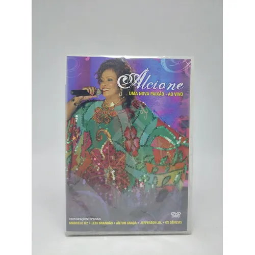 Dvd Alcione, Uma Nova Paixão Ao Vivo - Original Lacrado Foto 1