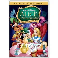 Dvd Alice No Pais Das Maravilhas Ed. Aniversário Disney Foto mini 1