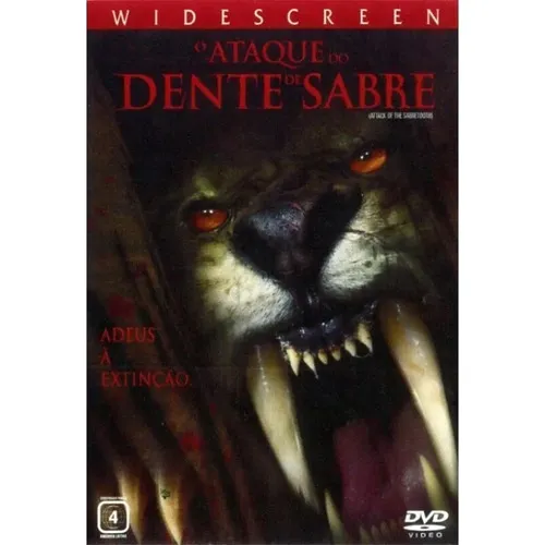 Dvd Ataque Do Dente De Sabre - Original Novo Lacrado Foto 1