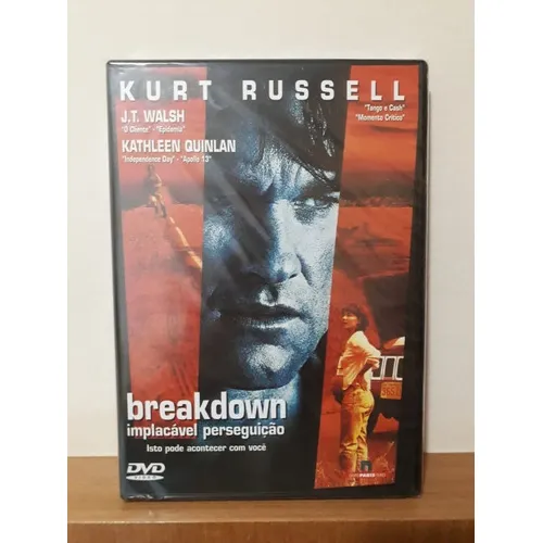 Dvd Breakdown Implacável Perseguição - Kurt Russell Lacrado Foto 1