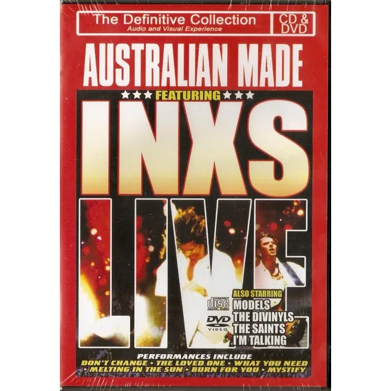 Dvd + Cd Australian Made - Inxs Live Foto 1