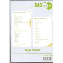 Dvd + Cd Bis Jorge Vercilo - Ao Vivo Foto mini 2