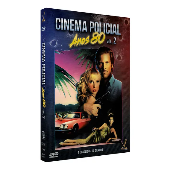 Dvd Cinema Policial: Anos 80 Vol. 2 / 4 Filmes - Lacrado Foto 1