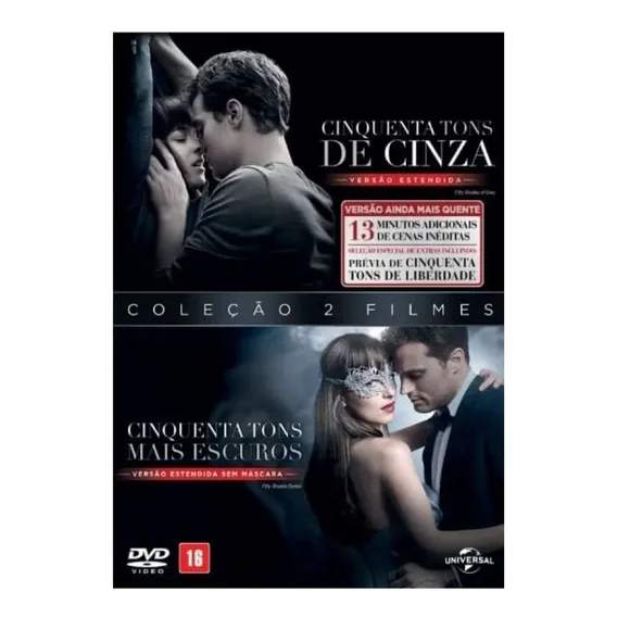 Dvd - Cinquenta Tons De Cinza / Tons Mais Escuros - Lacrado Foto 1