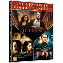 Dvd - Coleção: O Código Da Vinci, Anjos E Demônios E Inferno Foto  mini 1