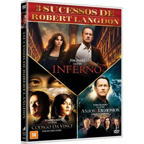 Dvd - Coleção: O Código Da Vinci, Anjos E Demônios E Inferno Foto 1