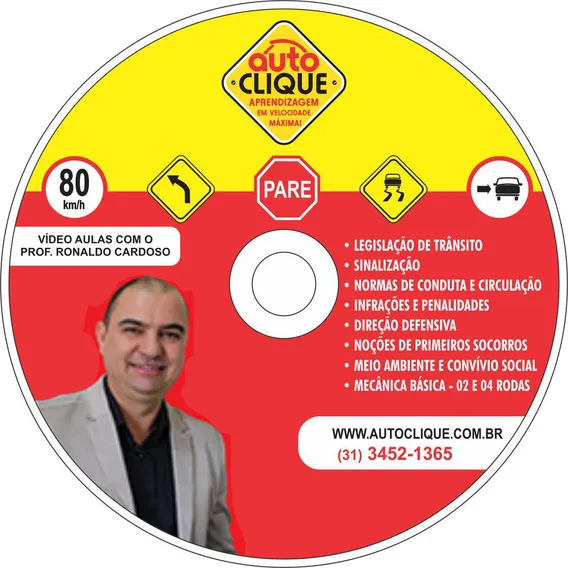 Dvd Curso Teórico Habilitação 2020 | Detran | 26 Módulos Foto 1