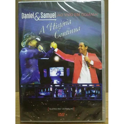 Dvd Daniel E Samuel A Hist贸ria Continua Ao Vivo. Original Foto 1