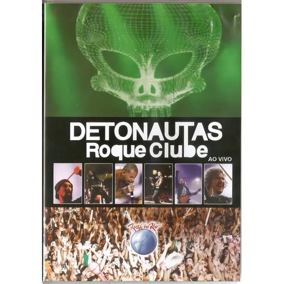 Dvd Detonautas-roque Clube Ao Vivo, Lacrado, Foto 1