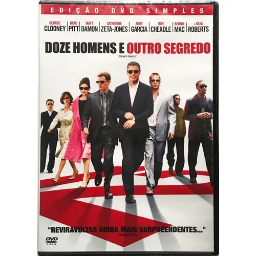 Dvd Doze Homens E Outro Segredo - George Clooney - Lacrado Foto 1